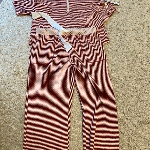 Women’s red striped pajamas NWT - Picture 2 of 4